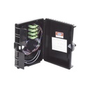 LINKEDPRO BY EPCOM Cierre de Empalme para 24 fusiones de fibra óptica, Interior/Exterior, con 16 acopladores SC/APC y splitter 1x16, IP65