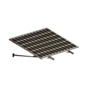 Precision Montaje Para Módulos Solares En Muro Con Espesor De 30-35 mm, Riel 1300mm