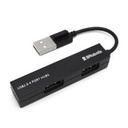 Data Components HUB USB V2.0 4 PUERTOS BROBOTIX SMALL NEGRO