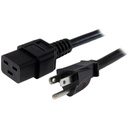 StarTech.com CABLE DE 91CM NEMA 5-15P A C19 SERVICIO PESADO CORRIENTE PC