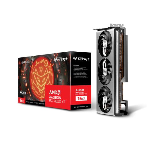 Tarjeta de video Sapphire Nitro+ AMD Radeon RX 7800 XT Gaming OC 16GB