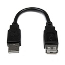 StarTech.com CABLE EXTENSOR USB 2.0 MACHO A HEMBRA DE 15CM          .