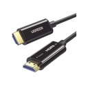 Ugreen Cable HDMI de 10 Metros por Fibra Óptica 8K@60Hz / Fibra de 4 núcleos + Cobre estañado de 7 núcleos / Compatible con HDMI 2.1 / Alta velocidad 18 Gbps / 3D / HDR / Caja de Aleacion Zinc / Premium