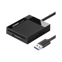 Ugreen Lector de Tarjetas USB-3.0 Lector SD Compact Flash Card Reader Múltiple 4 en 1 Velocidad hasta 5 Gbps para Tarjetas de Memoria SD/Micro SD/TF/SDXC/SDHC/MMC/CFI/Ultra II CF/Extreme CF/MS