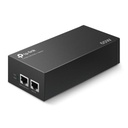 TPLINK Inyector PoE++ (60W) / Gigabit 802.3 af/at/bt / 2 puerto 10/100/1000 Mbps / Plug and Play / Fuente alimientación Integrada
