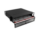 Siemon Distribuidor de Fibra Óptica de Alta Densidad LigthVerse *Pro* Para Rack de 19in, Acepta 8 Placas Plug and Play, Hasta 192 Fibras, 2 UR