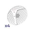 Mikrotik (LHG XL 5 ac 4 Pack) CPE y PtP en 5GHz  802.11 a/n/ac con Antena de Rejilla de 27dBi. "Ahora con Más Velocidad y Mayor Distancia"