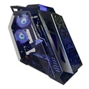 XZEAL GABINETE XZEAL IRREGULAR RGB NEGRO IR02 4 VENT ARGB XZGAIRRGBB