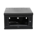 LINKEDPRO BY EPCOM Gabinete para Montaje en Pared Fijo, con 4 Unidades de Rack, de 19in, Puerta de Cristal Templado, Fabricado en Acero