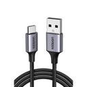 Ugreen Cable USB-A a USB-C | 1 Metro | Transferencia de datos de 480 Mbps | Carga Rápida | QC 4.0/3.0/2.0 | FPC | AFC | Protección Integrada | Caja de Aluminio | Nylon Trenzado | Color Negro | 2 años de Garantía.
