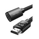Ugreen Cable de extensión HDMI 8K / 1 Metro / Macho a Hembra / HDMI 2.1 / 8K@60Hz / Núcleo de Cobre Puro 28AWG / Soporta la Conexión de hasta 3 Metros de largo en HDMI 2.1 