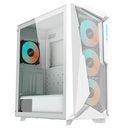 GABINETE GIGABYTE (GB-C301GW) C301 GLASS, VIDRIO TEMPLADO, RGB FUSION, ATX, BLANCO