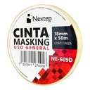 Nextep Cinta Nextep Masking Uso General 18 mm x 50 mts