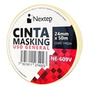Nextep Cinta Nextep Masking Uso General 24 mm x 50 mts