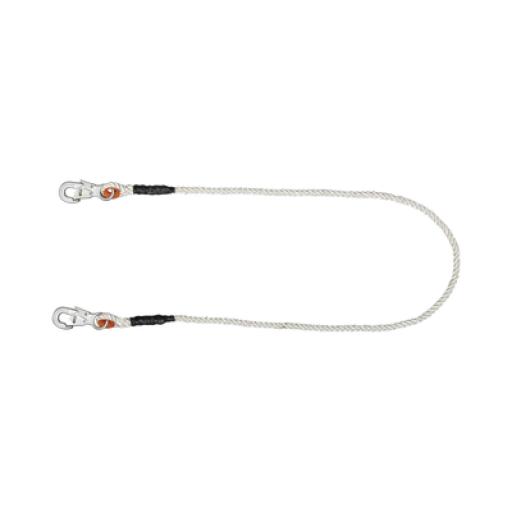 Klein Tools Cables de Protección con Cuerda de Polipropileno de 9/16'' Seguro Doble (Línea de Vida)