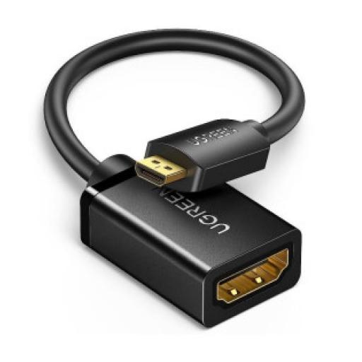 Ugreen Adaptador Micro HDMI a HDMI (HDMI Tipo D)   / 18Gbps / 4K@60Hz / HDR /  Tecnología 3D / ARC / Carcasa PC+ABS / HDCP/ Longitud de 22 cm