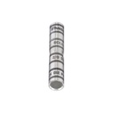 Panduit Empalme de Compresión a tope  de Cobre tipo barril largo. Para cable 2/0 AWG, Paquete de 10 Piezas