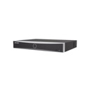 Hikvision Digital Technology NVR 12 Megapixel (4K) / 16 canales IP / AcuSense (Evita Falsas Alarmas) / Reconocimiento Facial / 1 Bahía de Disco Duro  / HDMI en 4K / Sin Puertos PoE+