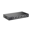 RUIJIE Switch Administrable 8 Puertos PoE+ 802.3af/at Gigabit, gestión gratuita desde la nube, 120w