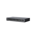RUIJIE Router Balanceador PoE Cloud 10 puertos gigabit (8 puertos PoE), soporta 4x WAN configurables, hasta 200 clientes con desempeño de 600 Mbps asimétricos