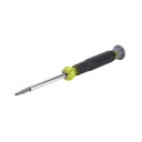 Klein Tools Desarmador de Precisión Magnético 4 en 1 (Punta PH0, PH00 y Planas 3.2 y 2.4 mm).