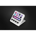 TECLADO P/STREAMING ELGATO (10GBD9911) STREAM DECK +,8 TECLAS,AJUSTE DE NIVELES,PANTALLA TACTIL,BLAN