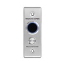 AccessPRO Botón de Salida Doble con Aro Iluminado / IP65 / Diseño Estético Delgado / Temporizador y Distancia Ajustable / Botón Sin Contacto y Botón de Contacto en uno solo
