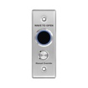 AccessPRO Botón de Salida Doble con Aro Iluminado / IP65 / Diseño Estético Delgado / Temporizador y Distancia Ajustable / Botón Sin Contacto y Botón de Contacto en uno solo