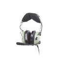 David Clark Auriculares con atenuación de ruido pasivo para radios aéreos en helicópteros