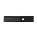 Hanwha Estación de trabajo cliente Wave con 2 salidas de vídeo Intel Core i7, 16GB RAM, 256 SSD, Windows 10 IoT Enterprise.