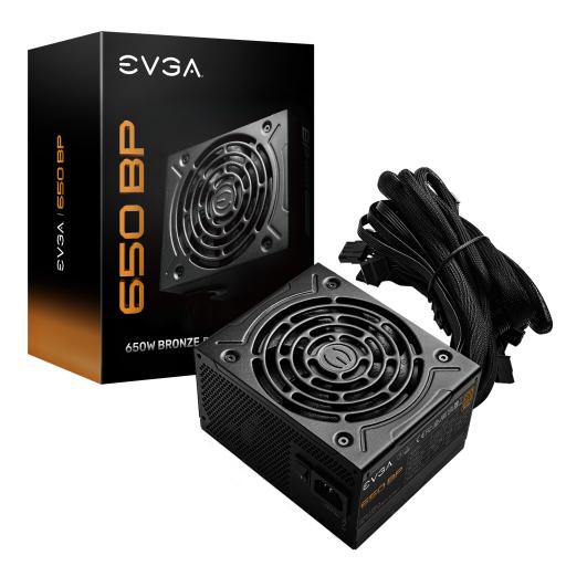 ADATA FUENTE DE PODER EVGA 650W BP 80 PLUS BRONZE ATX PCIE EPS