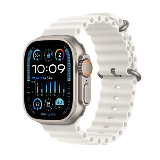 APPLEWATCH ULTRA2 CORREA OCEAN BLANCA