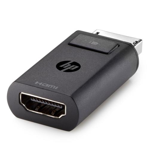 ADAPTADOR DE VIDEO HP DISPLAY PORT MACHO A HDMI HEMBRA NEGRO