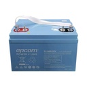 Epcom Batería Marina de  Ciclo Profundo1 2V@100Ah, AGM-VRLA Terminal F22, 620A CCA/ Autos Eléctricos/ Lanchas/Carritos Golf