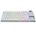 Logitech TECLADO LOGITECH PRO X TKL LIGHTSPEED BT USB RGB WHITE (920-012143)