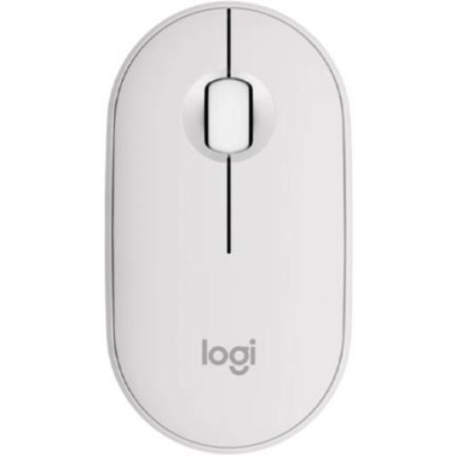 Logitech MOUSE LOGITECH PEBBLE 2 M350s BT MULTIDISP SILENT WHITE (910-007047)