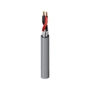 Viakon BOBINA DE 305 MTS 2 X 16 AWG BLINDADO COLOR GRIS RISER P/ AUDIO
