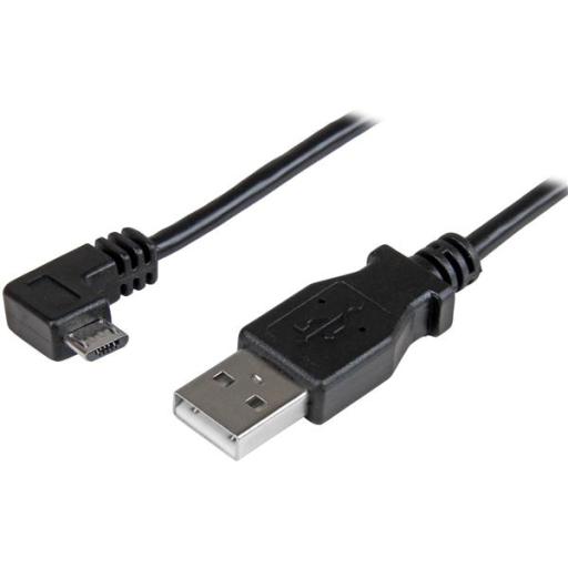 StarTech.com CABLE 0.5M MICRO USB ACODADO A LA DERECHA PARA SMARTPHONES