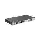 RUIJIE Switch Core PoE 802.3bt 370W Capa 3 Multi-Gigabit 24 puertos 5Gb/2.5Gb/1Gb/100M, 4 puertos fibra SFP28 25Gb