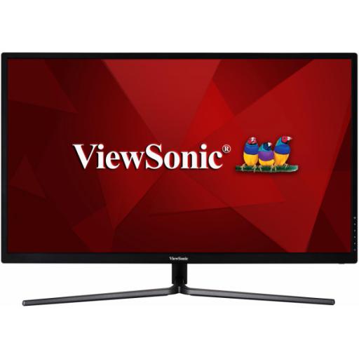 ViewSonic VX3211-2K-MHD - Monitor LED - 32" (31.5" visible) - 2560 x 1440 WQHD @ 60 Hz - IPS - 250 cd/m² - 1200:1 - 3 ms - HDMI, VGA, DisplayPort - altavoces