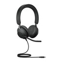 Jabra Evolve2 40 SE UC Stereo - Auricular - en oreja - cableado - USB-C - aislamiento de ruido - optimizado para UC