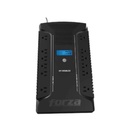 Forza Power Technologies Forza HT Series HT-650LCD - UPS - Line interactive - 360 Watt - 650 VA - AC 110/120 V - 12-NEMA 2USB 50/60Hz