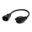 StarTech.com CABLE DE 30CM DE ALIMENTACION C14 A NEMA 5-15R PARA COMPUTADOR.