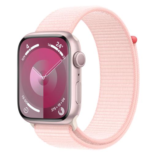 APPLEWATCH SERIES9 CORREA LOOP DEPORTIVA ROSA CLARO