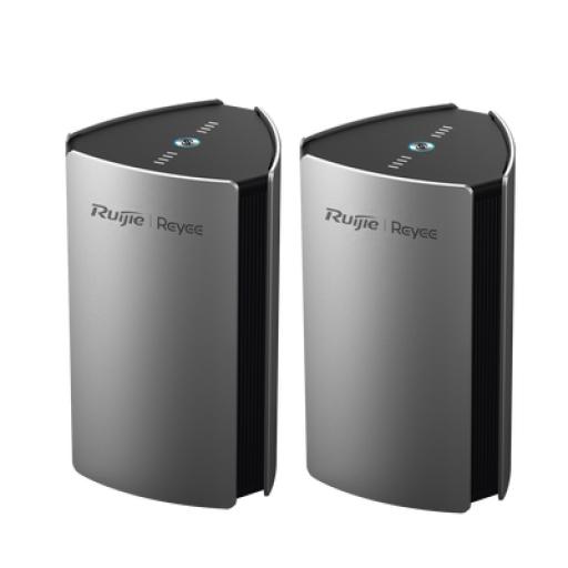 RUIJIE Paquete 2 piezas Home Router inalámbrico MESH WI-FI 6 4x4 doble banda 1 puerto WAN Gigabit y 4 puertos LAN Gigabit