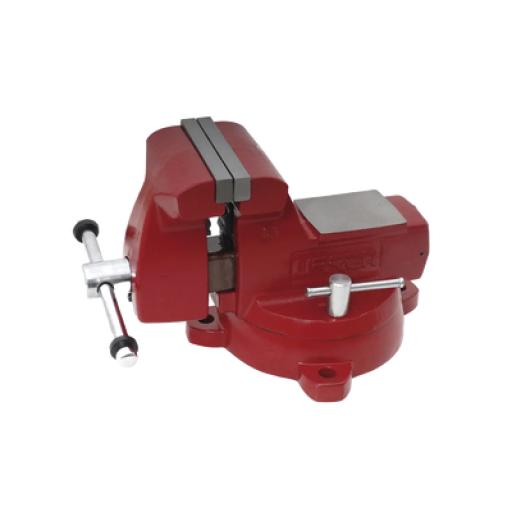 Urrea Tornillo de banco de acero al carbono 4".