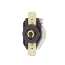 Hubbell Receptáculo de Media Vuelta Industrial para Empotrar de 20 A 125 V CA 2 Polos 3 Hilos (Nema L5-20R).