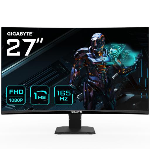 ADATA MONITOR GIGABYTE GS27F GAMING 27 IN SS IPS 1MS FHD 165 HZ HDR