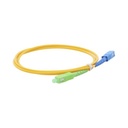 LINKEDPRO BY EPCOM Jumper de Fibra Óptica Monomodo SC/APC-SC/UPC Simplex de 1 metro, 3mm