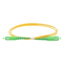 LINKEDPRO BY EPCOM Jumper de Fibra Óptica Monomodo SC/APC-SC/APC Simplex de 1 metro, 2mm